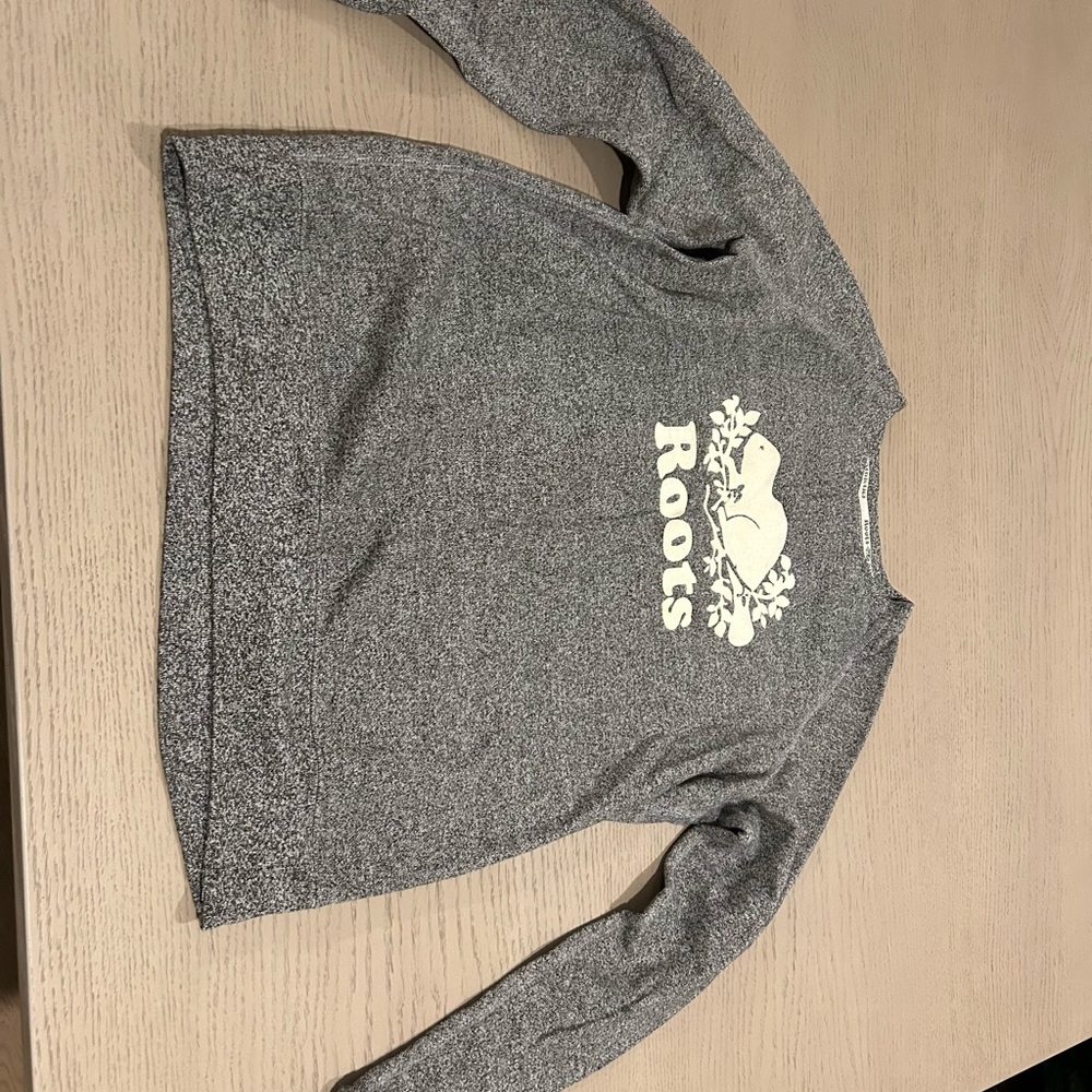 Roots Gray Knit Sweater